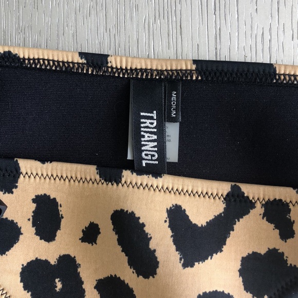 TRIANGL bikini bottom animal print Size M - Picture 2 of 4
